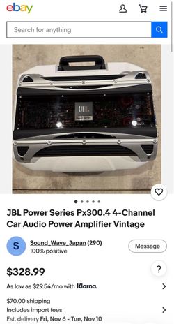 Jbl amplifier old school