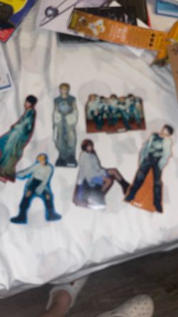 K-pop TXT cardboard stands | already cut, all included kai’s bottom gone