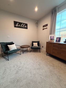 2 Decorative but comfy chairs