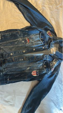 Denim patch jacket