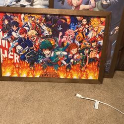 My Hero Academia Premium Frame Poster