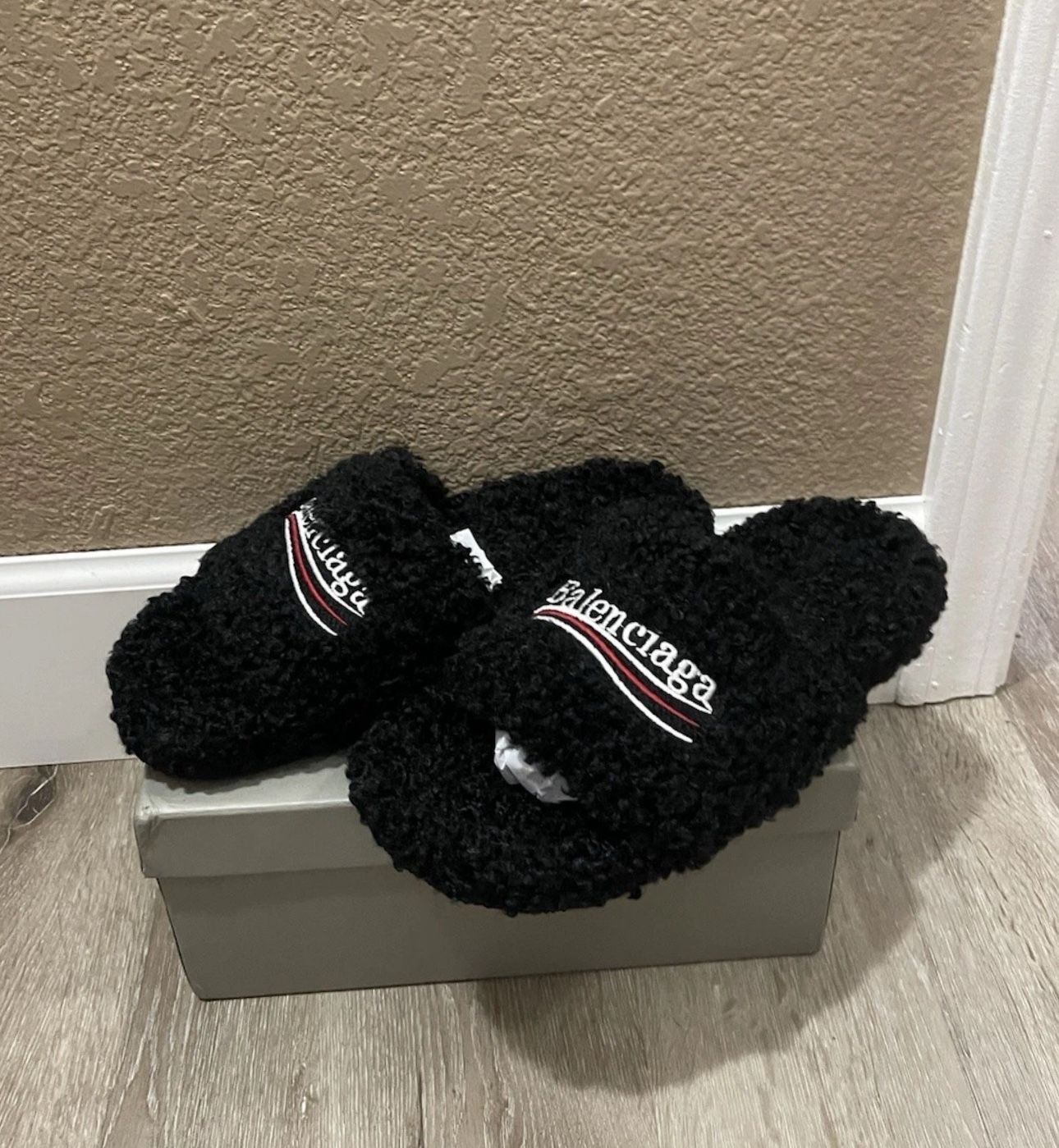 Balenciaga Fur slides READ DESCRIPTION,All Products : American Fashion Style Bags On Sale