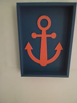 Nautical Anchor Box Wall Decor