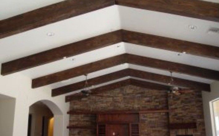 Wood Beams Faux Styrofoam