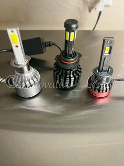 H11/H8/H9 LED Headlight Bulbs, 6500K Fog Lights Car Bulb, 12000Lm DRL or Low Beam, Halogen Replacement Headlight with Fan
