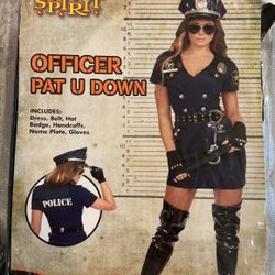 Sexy Officer Pat Me Down Halloween Costume 