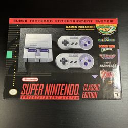 Super Nintendo Classic Edition w/ Box and Insert