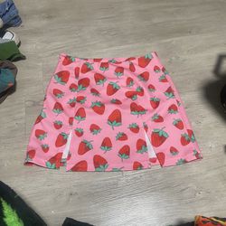 Strawberry Shein Skirt 