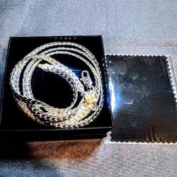 .925 Silver Chain And Bracelet 