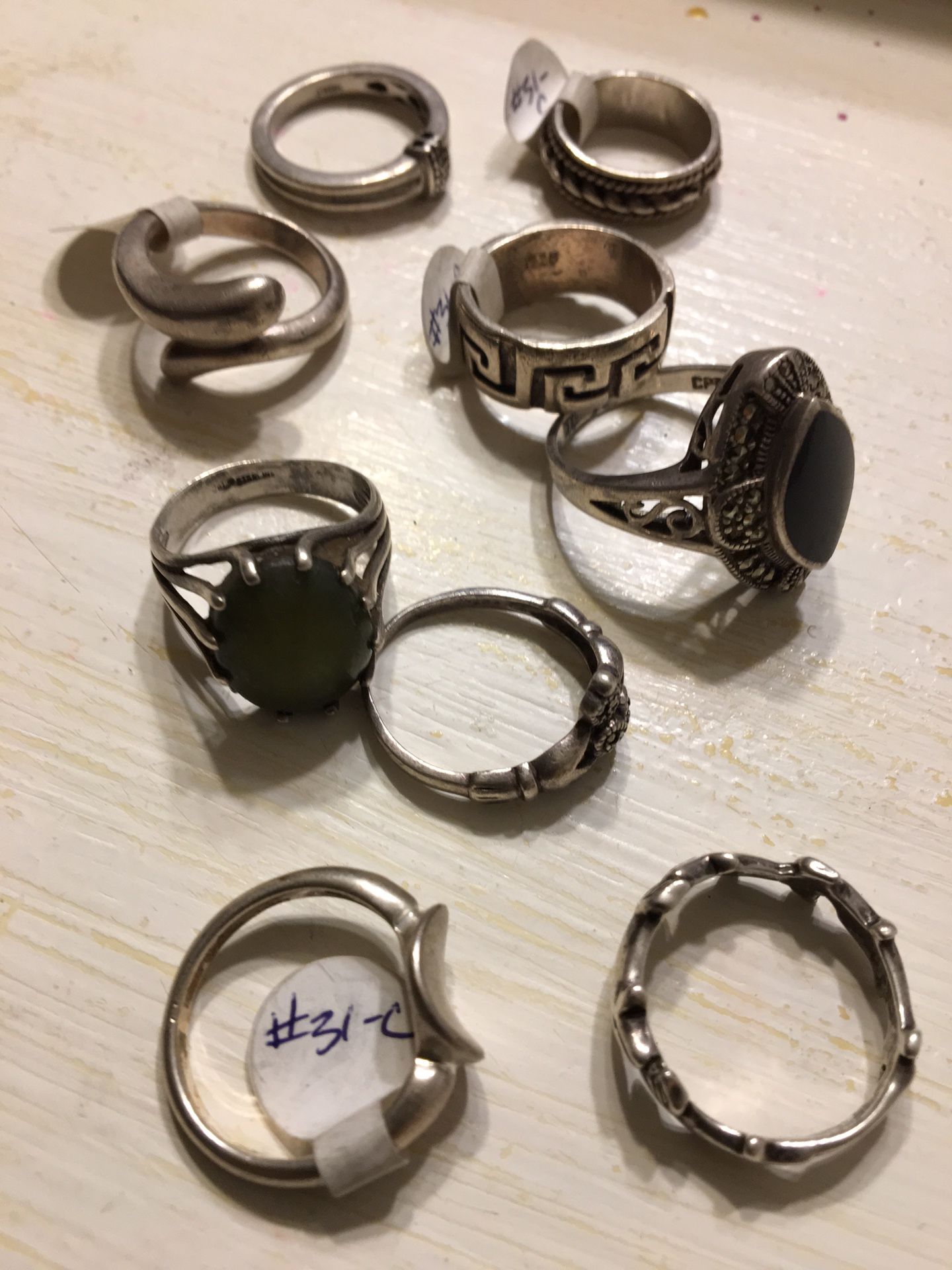 Sterling Silver Rings (9)