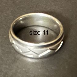 Size 11 ring, category wedding band  *can ship