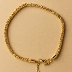 10” Ankle Bracelet Gold Anklet 
