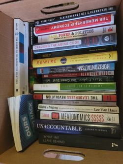 Thousands of Books. Non-fiction review copies sent to radio show host