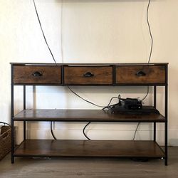 TV Console Table/Display Shelf (47”L)