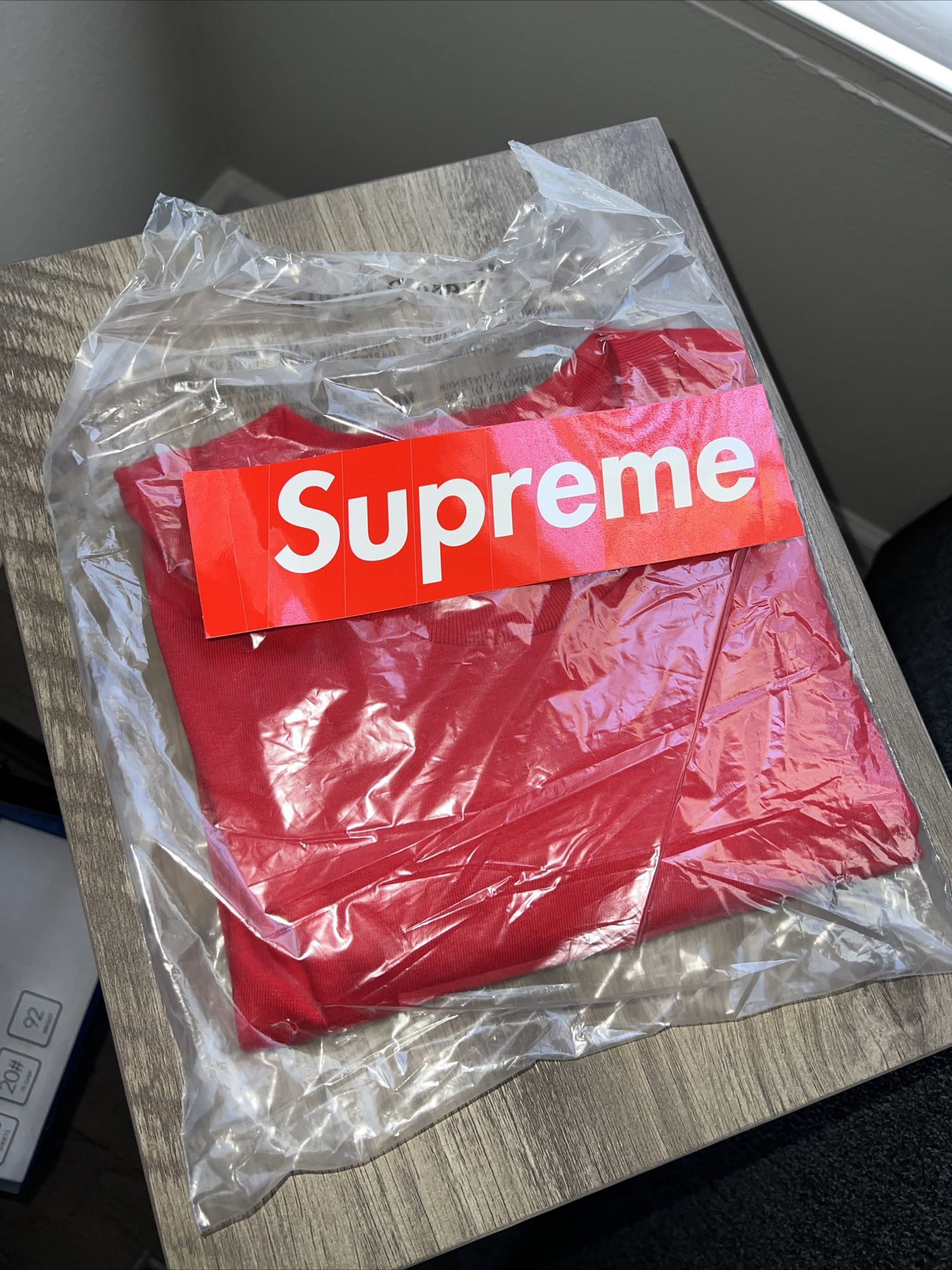 Supreme Tonal Box Logo Tee Red Xtra Large IN HAND