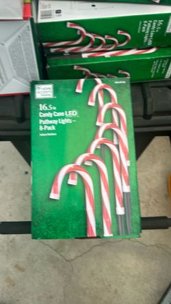 Candy cane lights.