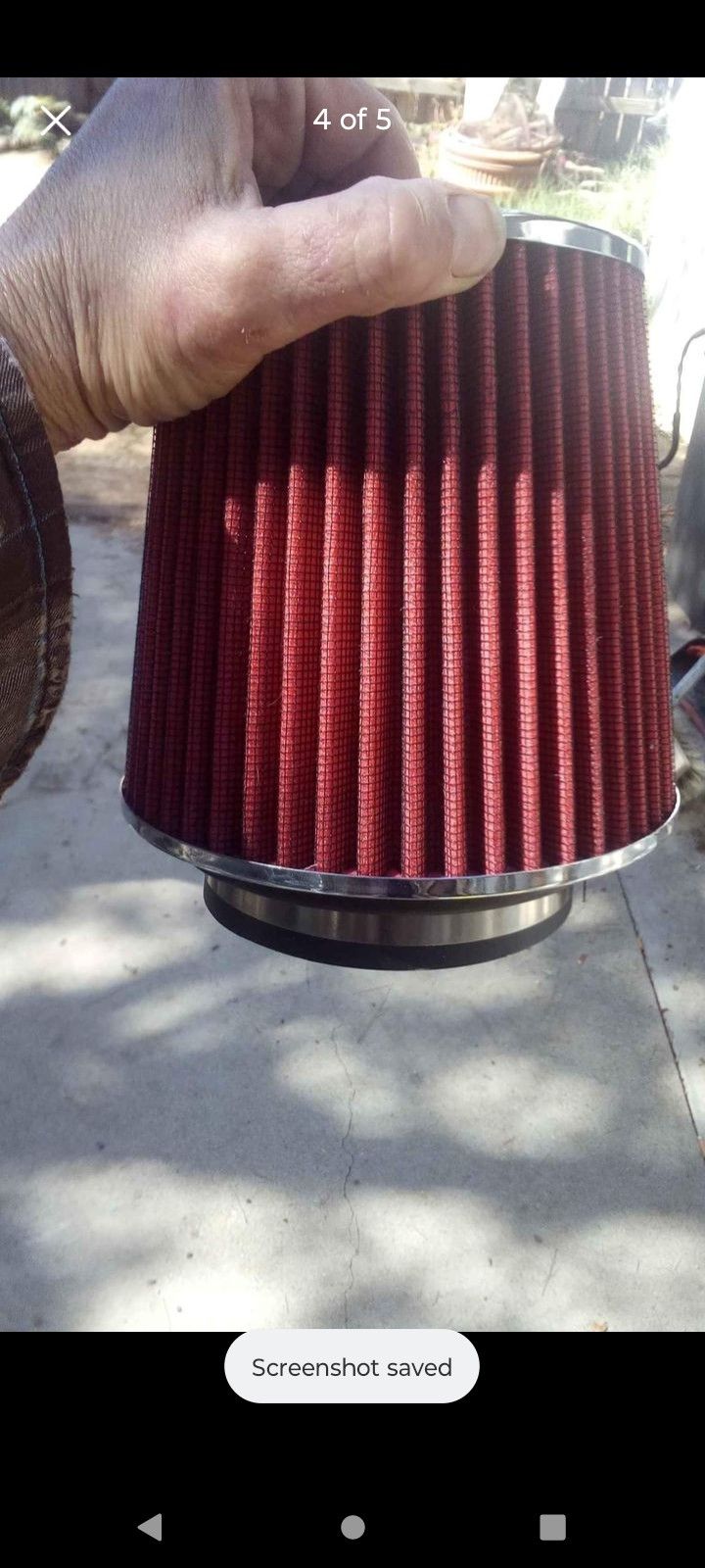 K&N Universal Clamp On Air Filter