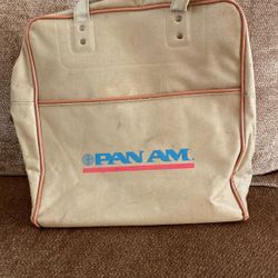 PAN AM AIRLINES CANVAS CARRY-ON BAG