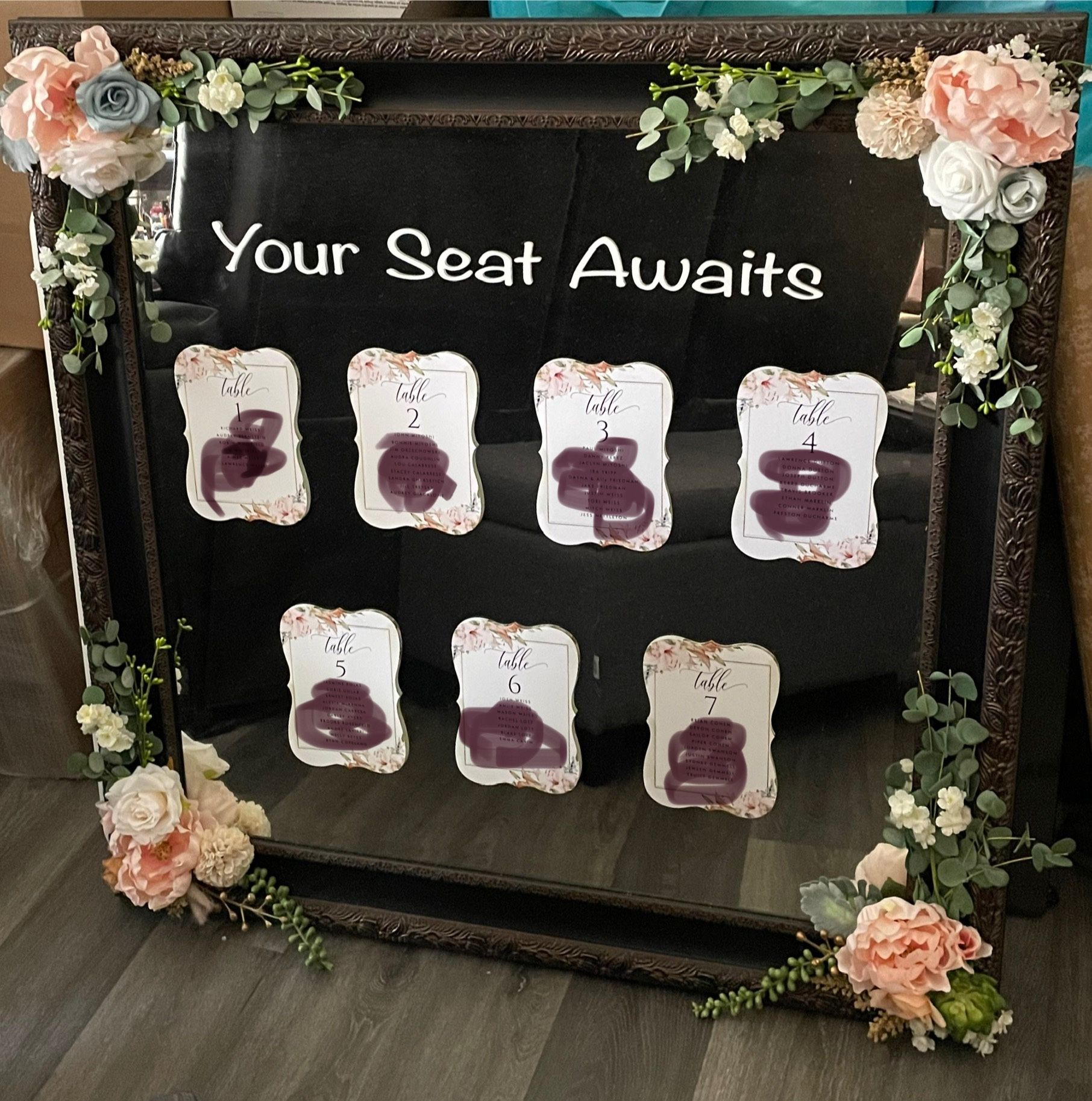 Wedding Seating Chart 