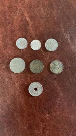Pre 1965 coins/currency - Spain, Portugal, Australia,, Great Britain, Switzerland