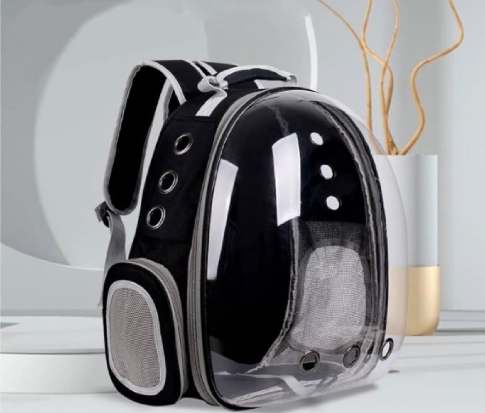 Cat Carrier BLACK BAG- Breathable and Easy to Carry,Pet Capsule Backpack,cat Backpack Carrier,pet Carrier Backpack