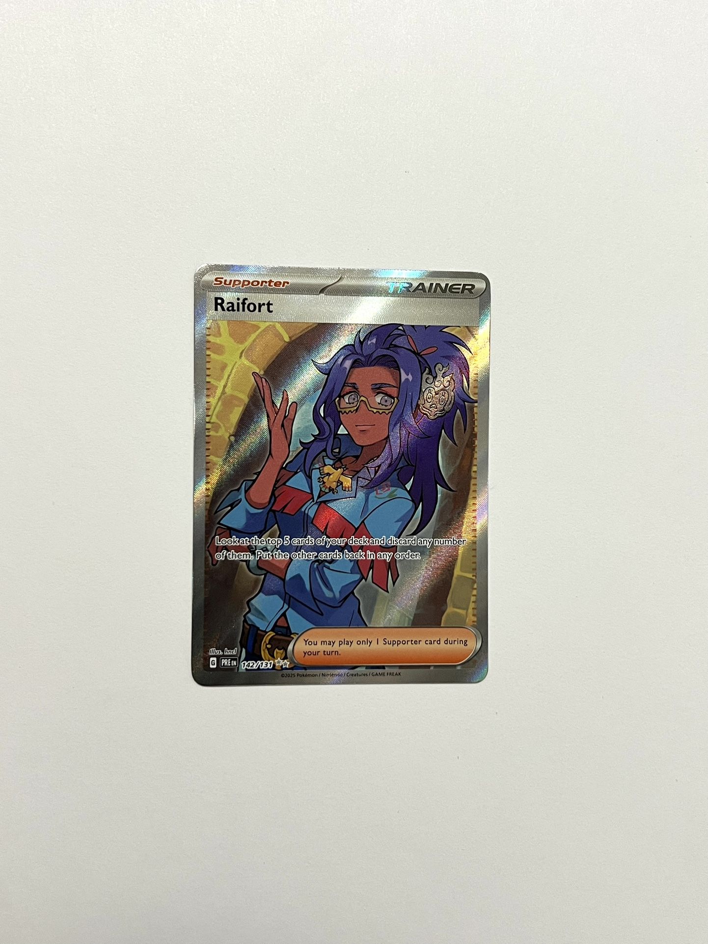 Raifort 142/131 Prismatic Evolutions Double Rare Full Art Pokémon Card M NM