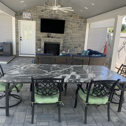 Fabrication Shop Of Granite And Metal Base Tables & Kitchen 