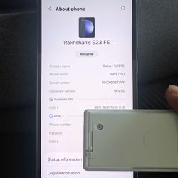 S23FE 128gh Unlocked 