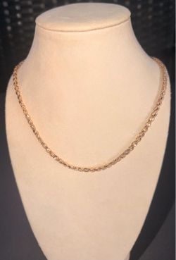 Vintage Solid 14K Yellow Gold Turkish Link Chain 🇹🇷 | 20” | 3mm | 17.5g