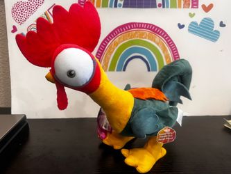 DISNEY HEI HEI FROM MOANA!  HE CLUCKS, HE SCREAMS & HE MOVES!  New with Tags
