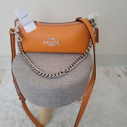 New  Coach Charlotte Shoulder Bag
