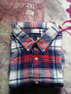 John Ashford Plaid Flannel Shirt XXL
