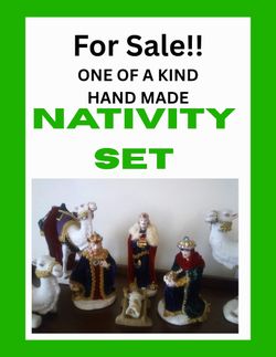 ANTIQUE NATIVITY SET