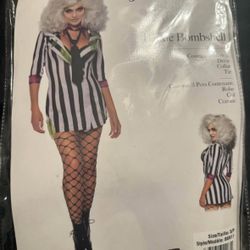 Leg Avenue Women's Beetlejuice Bombshell Costume 
