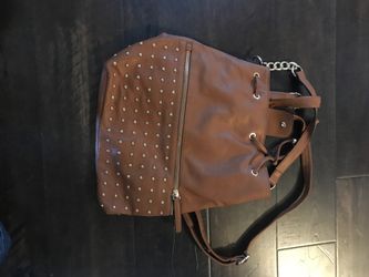Black rivet bag