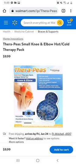 Thera-Peas Small Knee & Elbow Hot/Cold Therapy Packs