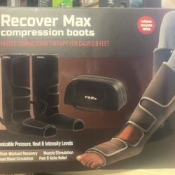 Heated compression boots