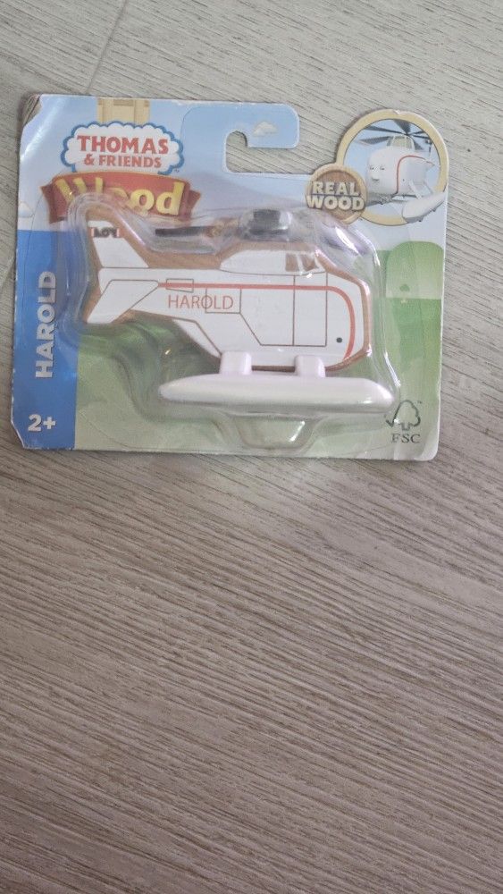 New Harold the Helicopter - Thomas and Friends Wooden Railway (Exposed Wood) FHM25