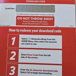 Nintendo Switch Online + Expansion Pack 1 Year Individual Membership Code