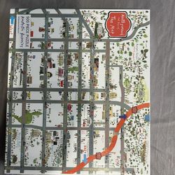 500 Piece Puzzle Hollywood And Beyond The Map