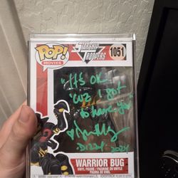 Signed Funko Pop Starship Trooper 