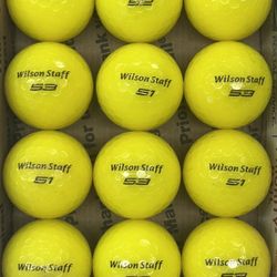 12 Wilson’s Fifty Elite Golf Balls 5/4a Lot D324