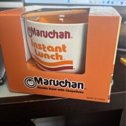Maruchan Noodle Bowl With Chopsticks $5