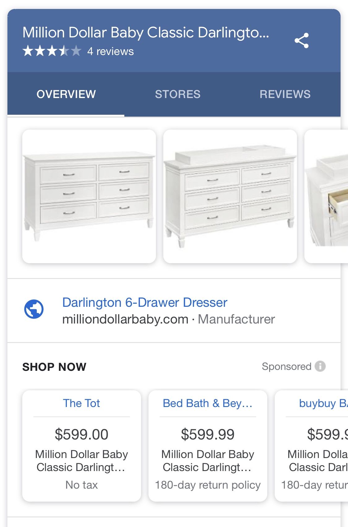 Darlington 6 Drawer Dresser