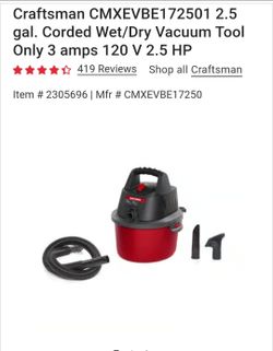 Craftsman WET&DRY VACUUM