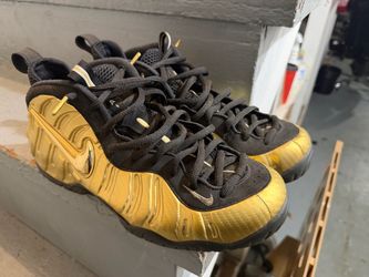 Nike Air Foamposite Pro Gold Black Sneakers