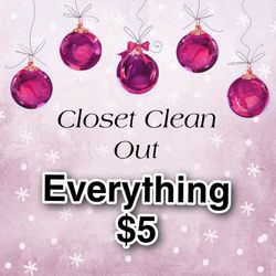 Closet Clean Out 