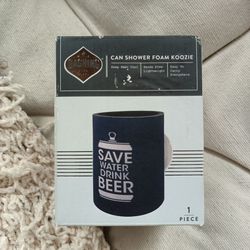 Dashing Can Shower Foam Koozie