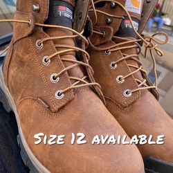Size 12 Carhartt Work Men Boots 