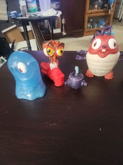 2008 Monsters vs Aliens animated movie 6 figure lot